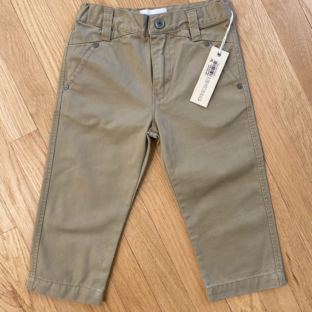 Diesel Toddler Boys Khaki Pants-2Y